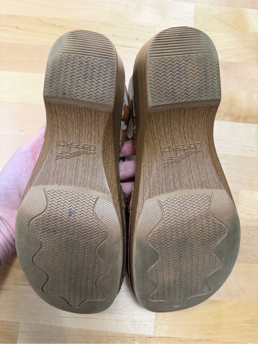 Dansko Season Sandal in Camel Full Grain leather size 40 - Picture 4 of 7